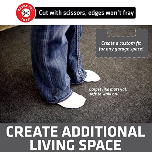 Drymate Garage Floor Mat 17' x 7'4", Waterproof Garage Flooring, USA Made - size: 7'4" x 17' (Rectangular)