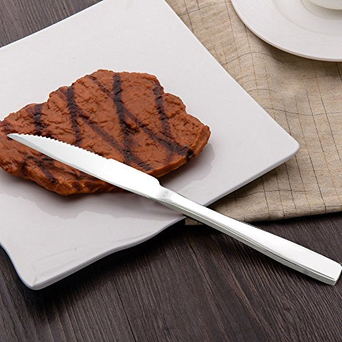 8-Piece Stainless Steel Steak Knives for Chefs Commercial Kitchen