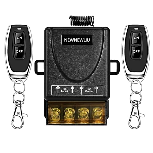 12 Volt Remote Switch Wireless,DC12V/24V/48V/72V/30A Relay - size: 12V-72V remote switch
