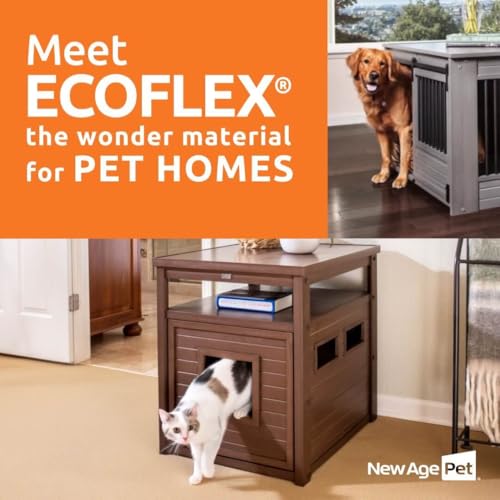 New Age Pet® ECOFLEX® Litter Loo® Enclosure, Jumbo, Black - color: Black, size: Jumbo