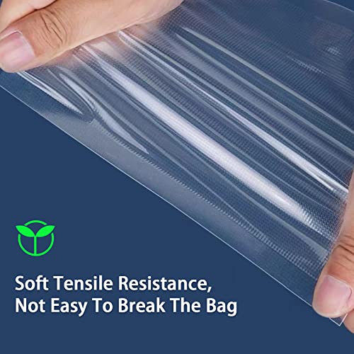 Vacuum Sealer Bags, 5.1" x 7" 100Pcs Food Vacuum Sealer Bag, Heavy Duty, Puncture Prevention, Boilsafe, Freezable, BPA Free, Commercial Grade, Fit Airtight Food Storage Sous Vide - size: 5.1 x 7 Inch 100 Pcs