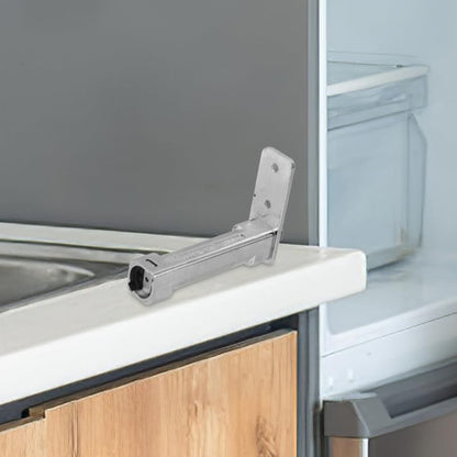 Refrigerator Door Hinge Replacement Heavy Duty Freezer Pivot Hinge Adjustable Automatic Fridge Door Closer with Easy Installation 4.44X2.83X0.98In