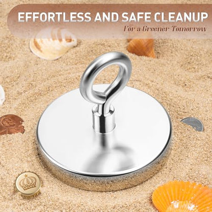 FINDMAG 1200 LBS Large Fishing Magnet, 3.94 Inch Neodymium Pickup Magnet - size: 3.94 inches (100mm)