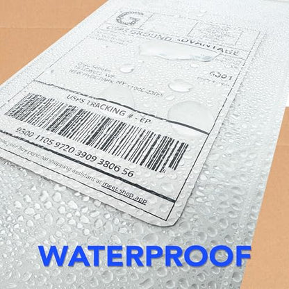 2000 Count 4.5" x 5.5" Shipping Label Envelopes, Clear Packing List Pouches with Self-Adhesive Back, Top Loading for Shipping Labels Sleeves, for Packing Slips, Labels Invoices & Paperwork. GPI - size: 4.5" X 5.5"