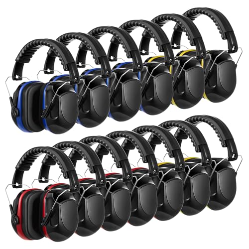 Amylove 12 Pcs Kids Noise Cancelling Headphones Ear Muffs Shooting Style - size: Universal Fit (kids & Adults), style: Shooting Style