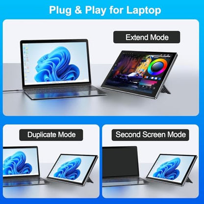 10.1 Inch Touchscreen for Raspberry Pi,1280 * 800,HDMI USB-C(Dark) - color: dark