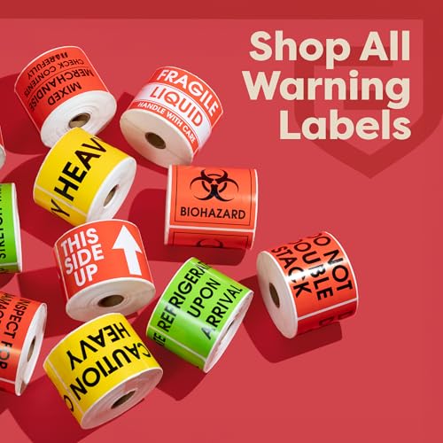 3" X 5" Mixed Pallet Shipping Stickers (500 Stickers, 1 Roll) - color: Yellow (Mixed Pallet)