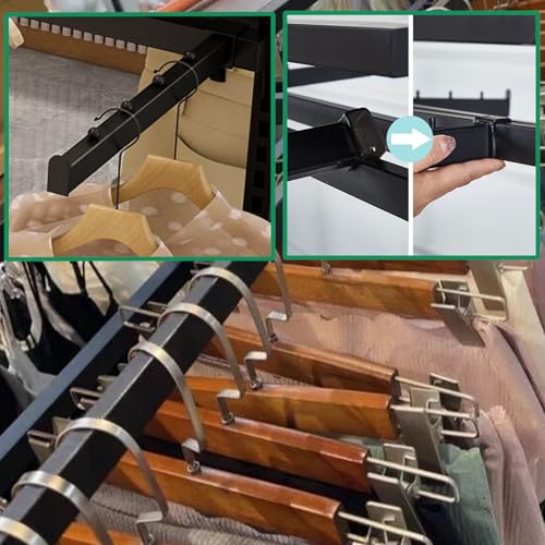 Black Clothing Racks with Removable 6/8 Arms Floor Standing Metal Garment Rack with Wheels Heavy Retail Display Racks Shirt Clothes Display Stand for Boutiques (59 * 19.6 * 61.02in) - size: 59*19.6*61.02in