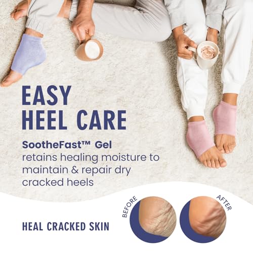 Dr. Frederick's Original Fuzzy Heel Socks (Lilac Leisure) - color: Lilac Leisure