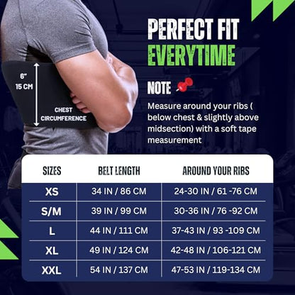 Everyday Medical Broken Rib Brace for Men & Women, Bamboo Belly Wrap, XL - size: X-Large (Pack of 1)