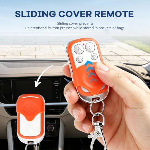 2Pcs Remote Control 433.92MHz HCS301 Rolling Code for Hanchen Gate Opener
