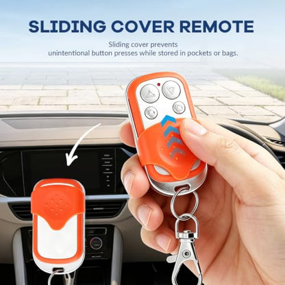 2Pcs Remote Control 433.92MHz HCS301 Rolling Code for Hanchen Gate Opener