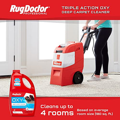 Rug Doctor Triple Action Oxy Deep Carpet Cleaner, 48 oz., Deep Cleans, Deodorizes, & Protects, Concentrated, Professional-Grade, 3X Action Formula - style: Oxy Cleaner