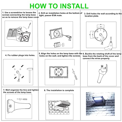 Rotatable LED Wall Pack Light with Dusk to Dawn Photocell, 120W 16800LM 600-800W HPS/HID Equiv., 5000K Daylight ETL Commercial Outdoor Security Lighting for Warehouse, Entrance, Parking, Garage - size: 120W