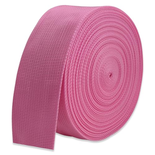2" Deep Pink Wide Webbing Straps 12yd for Lawn Chair,Bag &Sewing - color: Deep Pink 30