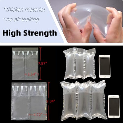 Packing Air Pillows for Shipping 600 Count Packaging Air Bags Inflatable Shipping Supplies Box Filler Alternative to Packing Peanuts, Purse Stuffers for Shape 4.72" x 9.84" - size: 4.72"x9.84"(600 Count)