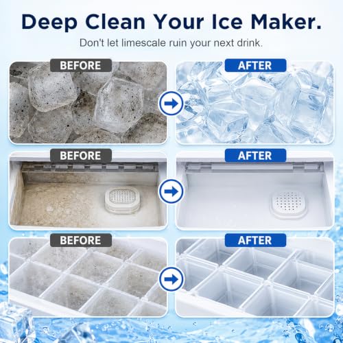 Ice Machine Cleaner Descaler Tablets,15-Pack Starter Kit