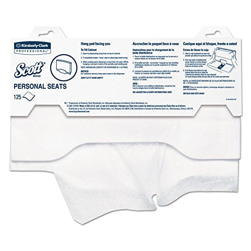 Personal Seats Sanitary Toilet Seat Covers, 15" x 18", 125/Pack, 3000/Carton