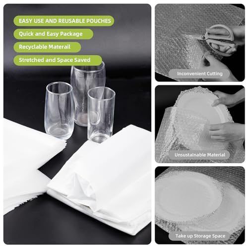 50PCS 16 x 24Inch Foam Pouches for Packing, Large Cushion Foam Wrap Pouches - size: 16"x24"