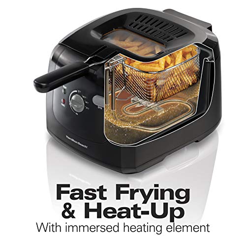 Hamilton Beach Cool Touch Electric Deep Fryer with Basket For Home Use - style: Fryer