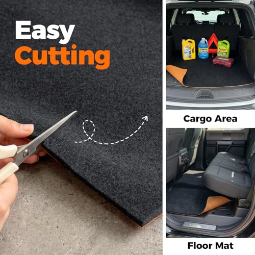 2‑Pack Heavy Duty Oil Spill Mat 64"X 32", 1/4" Thick Garage Floor Mat - color: Black, size: 32"L x 64"W x 0.25"Th (Rectangular)