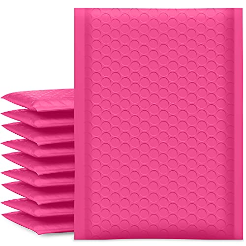 UCGOU Bubble Mailers 6x10" Usable Size 6x9" Padded Mailers Hot Pink 25 Pack - color: Hot Pink, size: 6x10" 25PC