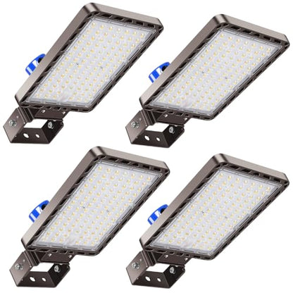 240W LED Parking Lot Light Trunnion Mount Dusk to Dawn 4Pack - size: 240W/Trunnion/4PC