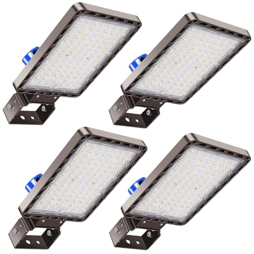 240W LED Parking Lot Light Trunnion Mount Dusk to Dawn 4Pack - size: 240W/Trunnion/4PC