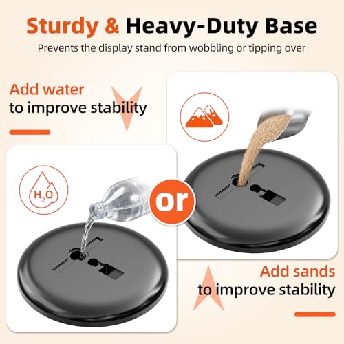 8.5"x11" Adjustable Floor Stand Sign Holder, 1 Pack - size: 8.5x11 Inch