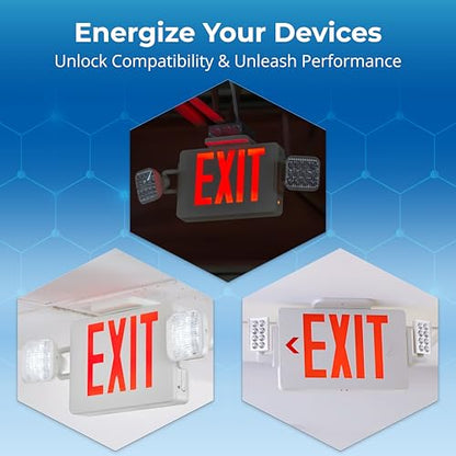 6V UB645 6 Volt 4.5AH Exit Sign Battery Replacement