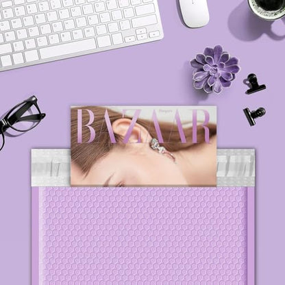 Fuxury Bubble Mailers 12x15 Inch Lavender Purple Padded Envelopes 25 Pack - color: Lavender Purple, size: 12x15" 25PC