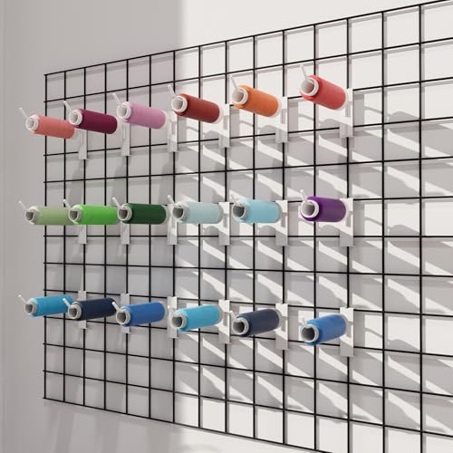 8-inch White Gridwall Hanger, 25PCS Metal Gridwall Hanging Hangers - color: White, size: 8 Inch