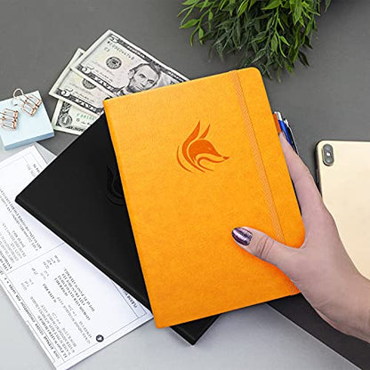 Clever Fox Check Register Book, Checkbook Ledger, 5.8x8.3 Yellow - color: Yellow, size: A5 (5.8'' x 8.3'')