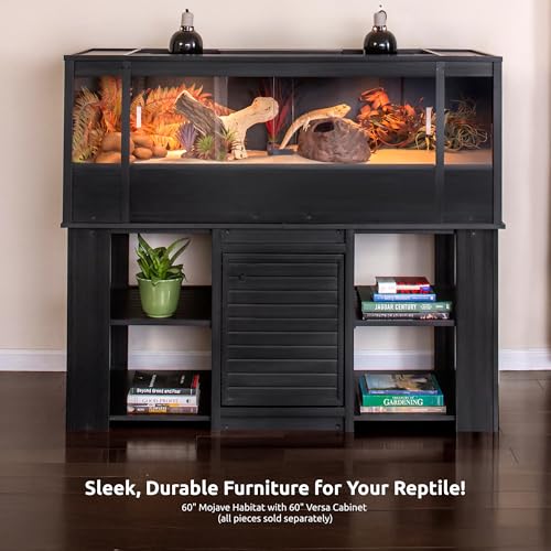 New Age Pet® ECOFLEX® 60" Mojave Reptile Enclosure, X-Large, Black - color: Black, size: Extra Large