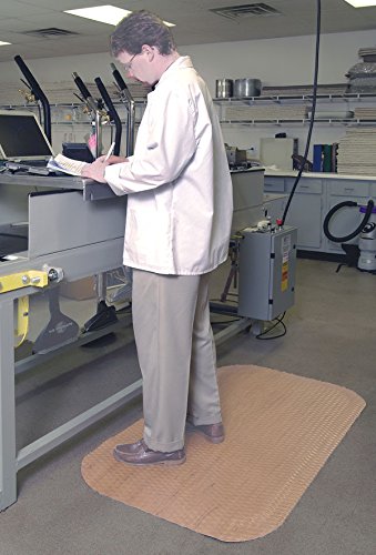 American Floor Mats Hog Heaven Marble Top Nitrile Rubber Midnight Swirl 4' x 8' 7/8 inch Anti-Fatigue Comfort Mat - color: Midnight Swirl, size: 4' x 8'