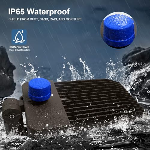 300W LED Parking Lot Lights, 45000LM Dusk to Dawn Pole Mount 3Pack - size: 300W/3Pack
