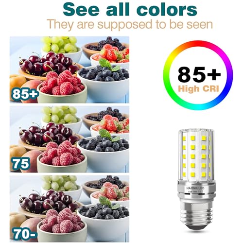 LED Light Bulbs 100 Watt Equivalent, Daylight White 5000K, 10W LED Bulb E26/E27 1000LM for Ceiling Fan Chandelier Pendant Lighting, Non-dimmable,5 Pack - color: 5000k Daylight White