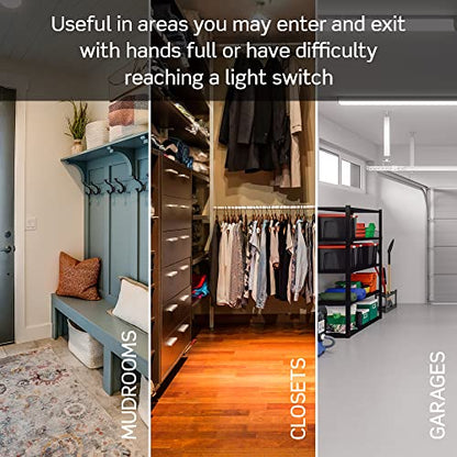 Leviton Motion Sensor Light Switch, Motion Activated, Auto-On/Auto-Off or Manual-On, 2A, No Neutral Wire Required, Single Pole, DOS02-LW, White - color: White