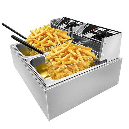 Commercial Electric Deep Fryer, 22.8QT, 5000W - size: 22.8QT