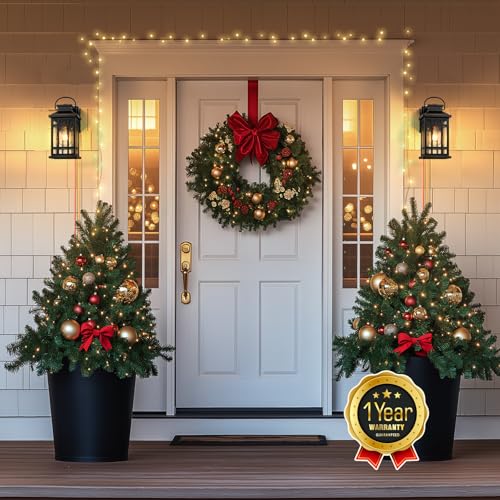 2-Pack Outdoor Wall Light with GFCI Outlet, Black with Gold Trim - color: Black(Gold Trim), size: D2D 2-Pack