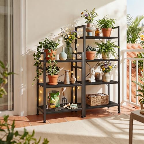 3 Tier Bookshelf, Free Standing Bookcase with Open Storage Shelves - color: Classic Black, size: 3 Tier