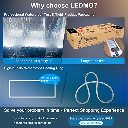 ledmo 300W LED Parking Lot Light 36000LM 5000K Adjustable Slip Fit Mount - size: Big/300/Slip Fit