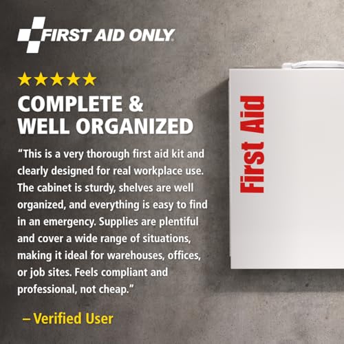 First Aid Only 150-Person OSHA First Aid Cabinet with Medications