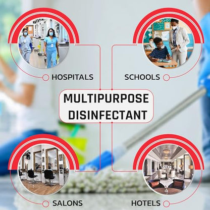 Lucasol One Step Hospital Grade Disinfectant with Spray Bottle - style: 1 Gallon+Spray Bottle