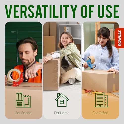 Clear Packing Tape 24 Rolls - Heavy Duty Packaging Tape 2.0mil Thick, 2.0 in. Wide x 60 Yards - Strong Adhesive, Silent, Reliable Package Tape for Home Office Shipping Moving Sealing - size: 24rolls/ 2.0mil/ 60yard