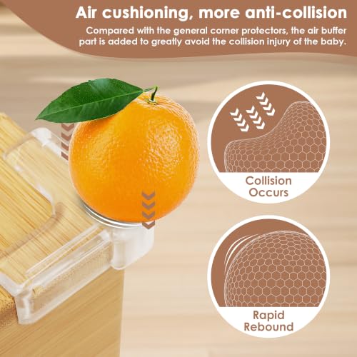 12 Pack Corner Protector Baby - New & Improved Edge Protector for Baby, Furniture Corner Edge Safety Bumpers, Clear Baby Proof Corners and Edges, Cushion to Cover Sharp Furniture & Table Edges