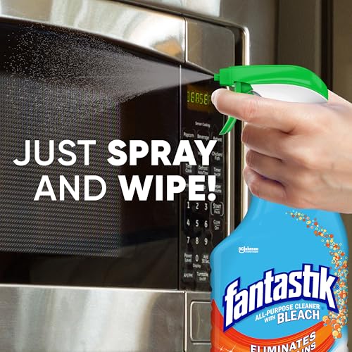 Fantastik All Purpose Cleaner with Bleach, Removes Grease & Mold, 32 oz - size: 32 Fl Oz (Pack of 1), style: All Purpose Cleaner with Bleach