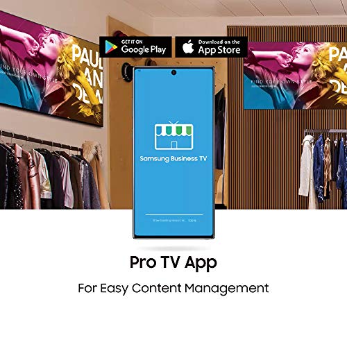 SAMSUNG 75-Inch BE75T-H Pro TV | Commercial | Easy Digital Signage Software | 4K | HDMI | USB | TV Tuner | Speakers | 250 nits, Black - size: 75-inch, style: 2020 version