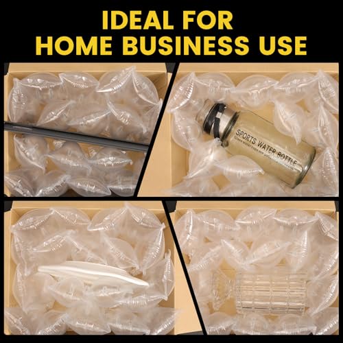 Air Pillows for Shipping With Pump, Inflatable Packing Air Bags, Shipping Supplies Packing Materials Alternative to Packing Peanuts, Moving, Storage, Gift Wrapping（800Pack, 3.54" x 7.87"