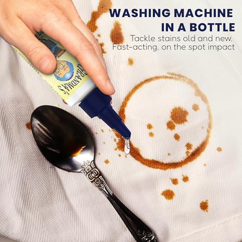 Grandma's Secret Spot Remover - Chlorine, Bleach and Toxin-Free Fabric Stain Remover for Clothes - Removes Oil, Paint, Blood and Pet Stains – 2 Ounce, 6 Pack - size: 2.00 Fl Oz (Pack of 6), style: Spot Remover